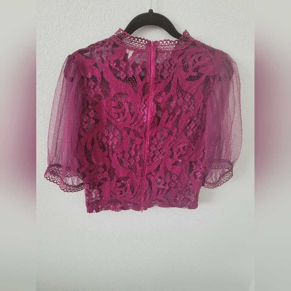 Pink/Purple blouse - Picture 3 of 3